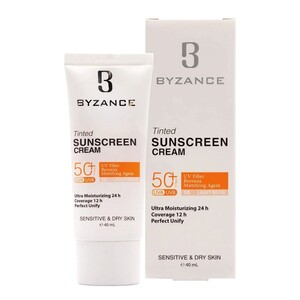 ضد آفتاب رنگی SPF50 بیزانس پوست خشک و حساس