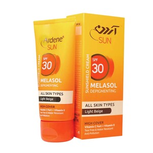 کرم ضد آفتاب ضد لک رنگی SPF30 Melasol آردن سان