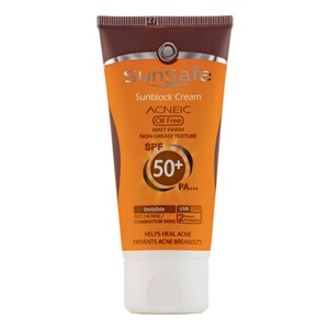 کرم ضد آفتاب SPF50 سان سیف پوست های چرب و آکنه ای