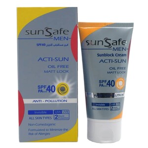 کرم ضد آفتاب آقایان سان سیف spf40