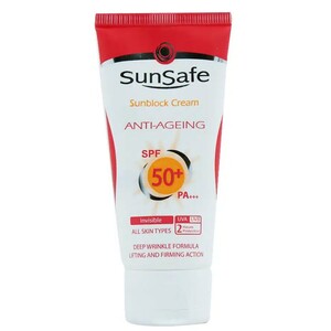 کرم ضد آفتاب ضد چروک سان سیف SPF50