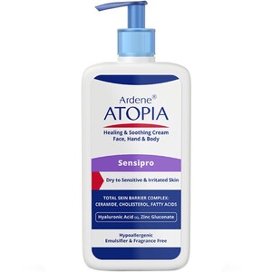 کرم مرطوب کننده و التیام بخش پوست خشک و حساس Sensipro آردن آتوپیا 500ml