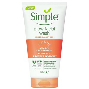 ژل شستشو روشن کننده ویتامین سی سیمپل 150ml