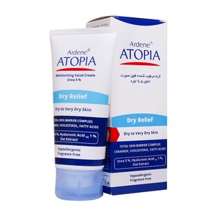 کرم مرطوب کننده قوی صورت حاوی 5% اوره آردن آتوپیا