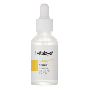 سرم دور چشم کافئین و ویتامین C ویتالیر 30ml