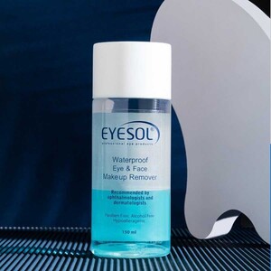 محلول پاک کننده تخصصی آرایش ضد آب چشم و صورت آیسول 150ml