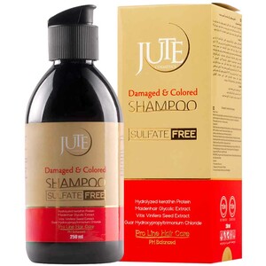 شامپو فاقد سولفات تثبیت کننده موهای رنگ شده و آسیب دیده ژوت 250ml