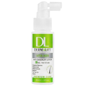 لوسیون موهای دارای شوره چرب ویتاکر درمالیفت 60ml