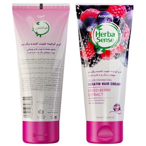 کرم مو کراتینه موهای رنگ شده و دکلره آردن هرباسنس 100ml