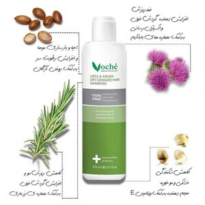 شامپو موهای خشک و آسیب دیده حاوی اوره و روغن آرگان وچه 250ml
