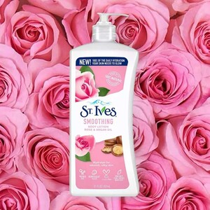 لوسیون بدن آبرسان عصاره رز و آرگان سینت ایوز 621ml
