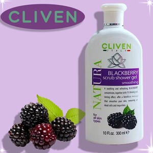 ژل شستشو و لایه بردار بدن کلیون عصاره شاه توت 300ml