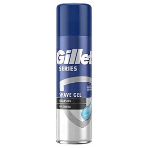 ژل اصلاح پوست حساس ژیلت حاوی زغال 200ml