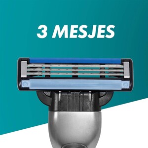 خودتراش 3 تیغه همراه با سری یدک Mach 3 ژیلت