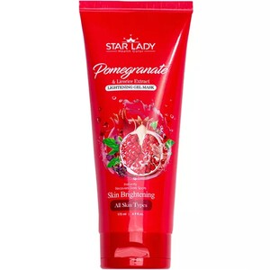 ژل ماسک صورت استار لیدی روشن کننده حاوی عصاره انار 175ml