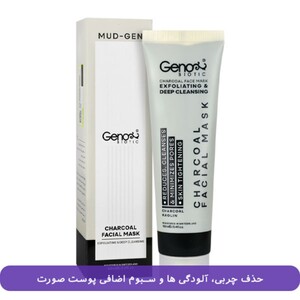 ماسک زغال صورت و گردن ژنوبایوتیک 100ml