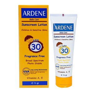 لوسیون ضد آفتاب SPF30 آردن مناسب کودکان و پوست های حساس