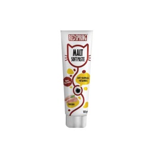 خمیر مالت گربه رداسپرینگ با طعم مرغ Redspring Malt Soft Paste بسته 2 عددی
