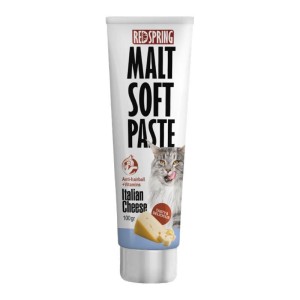 خمیر مالت گربه رداسپرینگ با طعم پنیر ایتالیایی Redspring Malt Soft Paste بسته 2 عددی