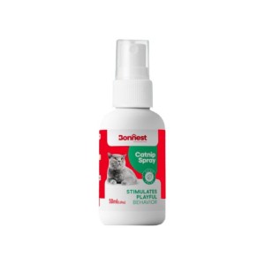 اسپری کتنیپ محرک بازی و فعالیت گربه بونست Bonnest Catnip Spray حجم 50 میلی لیتر