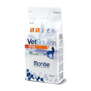 غذای خشک درمانی مونژه برای گربه‌های دارای مشکلات کلیوی با طعم مرغ Monge Renal Cat Food With Chicken وزن 1.5 کیلوگرم
