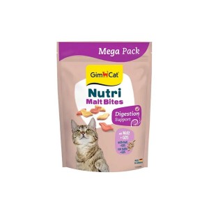 تشویقی گربه جیم کت با مالت برای سلامت گوارش GimCat Nutri Malt Bites وزن 425 گرم