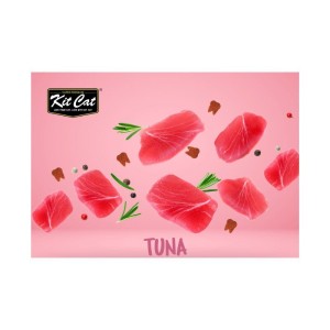 تشویقی چیپسی گربه کیت کت مراقبت از مجاری ادراری با طعم ماهی تن Kit Cat Crisps Cat Treat With Tuna وزن 20 گرم