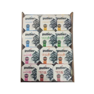 کنسرو غذای گربه پولر با طعم میکس 6 طعم Puller Premium بسته 24 عددی