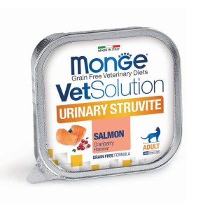 غذای کاسه ای درمان مجاری ادراری گربه مونژه Monge VetSolution Urinary Struvite Feline وزن 100 گرم
