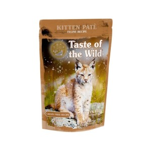 پوچ بچه گربه تیست آف د وایلد با طعم مرغ Taste of the Wild Kitten Pouch وزن 85 گرم