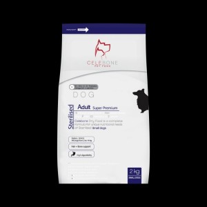 غذای خشک سگ بالغ سلبن مخصوص نژاد کوچک عقیم شده Celebone Small Adult Sterilized وزن 2 کیلوگرم