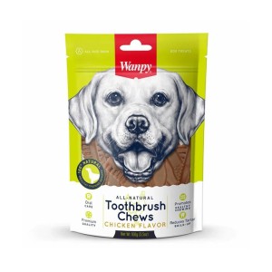 تشویقی دندانی سگ ونپی با طعم مرغ Wanpy Toothbrush Chews وزن 100 گرم