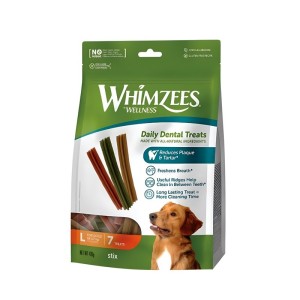 تشویقی سگ ویمزیس Whimzees Stix Large بسته 7 عددی