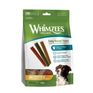 تشویقی سگ ویمزیس Whimzees Stix Medium بسته 14 عددی