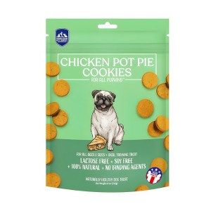 تشویقی بیسکویتی سگ هیمالین با طعم پای مرغ Himalayan Pot Pie Cookies وزن 396 گرم