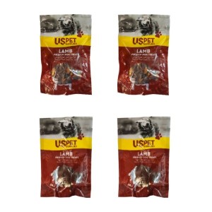 تشویقی سگ یو اس پت مدل پک گوشت بره USPet Lamb Pack بسته 4 عددی