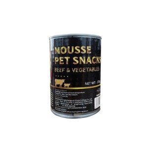 کنسرو غذای سگ فنبی با گوشت گاو و سبزیجات مدل موس Faenbei Dog Mousse with Beef وزن 375 گرم