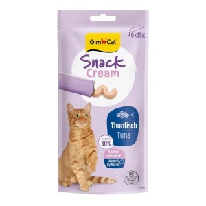 بستنی گربه جیم کت با طعم ماهی تن GimCat Snack Cream Duo بسته 6 عددی