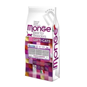 غذای خشک گربه‌های خانگی مونژه با طعم مرغ Monge Indoor Cat Food With Chicken وزن 10 کیلوگرم
