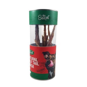 تشویقی دُم گوساله سگ سویل پت Sevil Pet Cattle Tendon Dog Snack بسته 10 عددی