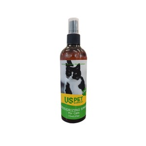 اسپری خوشبوکننده گربه یو اس پت USPet Cat Deodorizing Spray حجم 175 میلی‌لیتر