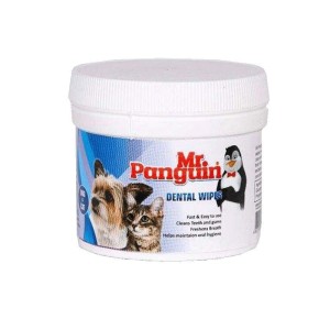 دستمال مرطوب دندان مستر پنگوئن مدل Dental Wipe بسته 70 عددی