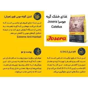 غذای خشک گربه جوسرا کتلوکس مناسب سلامت پوست و مو Josera Catelux وزن 2 کیلوگرم