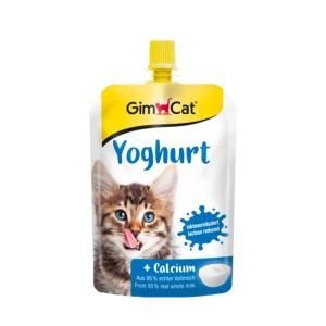 تشویقی ماست و کلسیم گربه جیم کت GimCat Yoghurt & Calsium وزن 150 گرم
