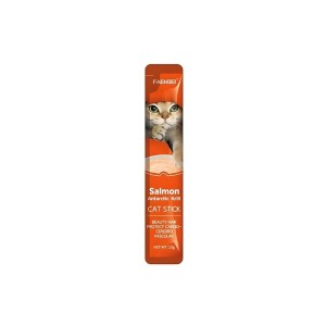 بستنی گربه فنبی با طعم سالمون و میگو Faenbei Cat Stick with Salmon & Krill وزن 15 گرم