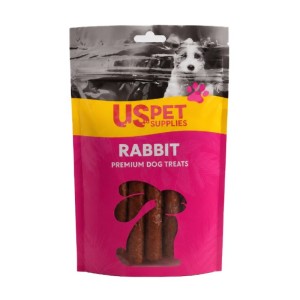 تشویقی سگ یو اس پت با طعم خرگوش و موز USPet Dog Treat Rabbit & Banana Sticks وزن 100 گرم