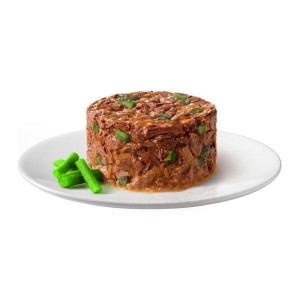 کنسرو غذای گربه گورمت کیکی با طعم بره و لوبیاسبز Gourmet Gold Les Timbales وزن 85 گرمی