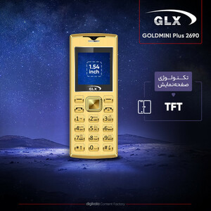 گوشی موبایل جی ال ایکس مدل 2690 GOLDMINI Plus دو سیم کارت