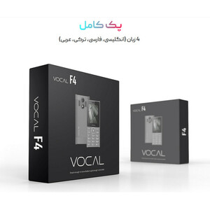 گوشی موبایل وکال مدل F4 دو سیم‌کارت ظرفیت 64 مگابایت و رم 64 مگابایت