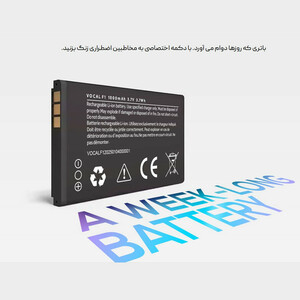 گوشی موبایل وکال مدل F1 دو سیم‌کارت ظرفیت 32 مگابایت و رم 32 مگابایت